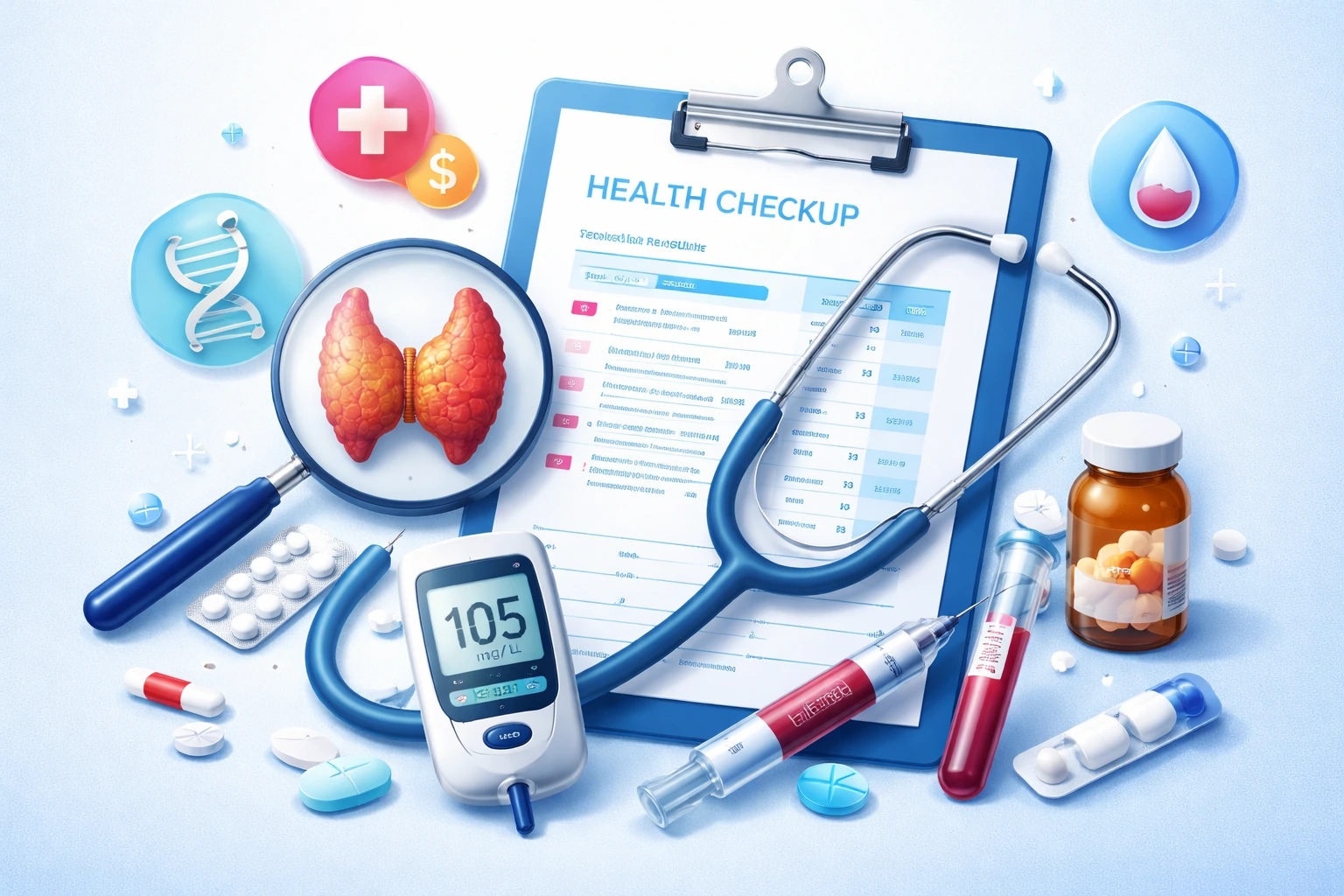 Affordable Health Checkup Packages: Detect Thyroid & Diabetes Early